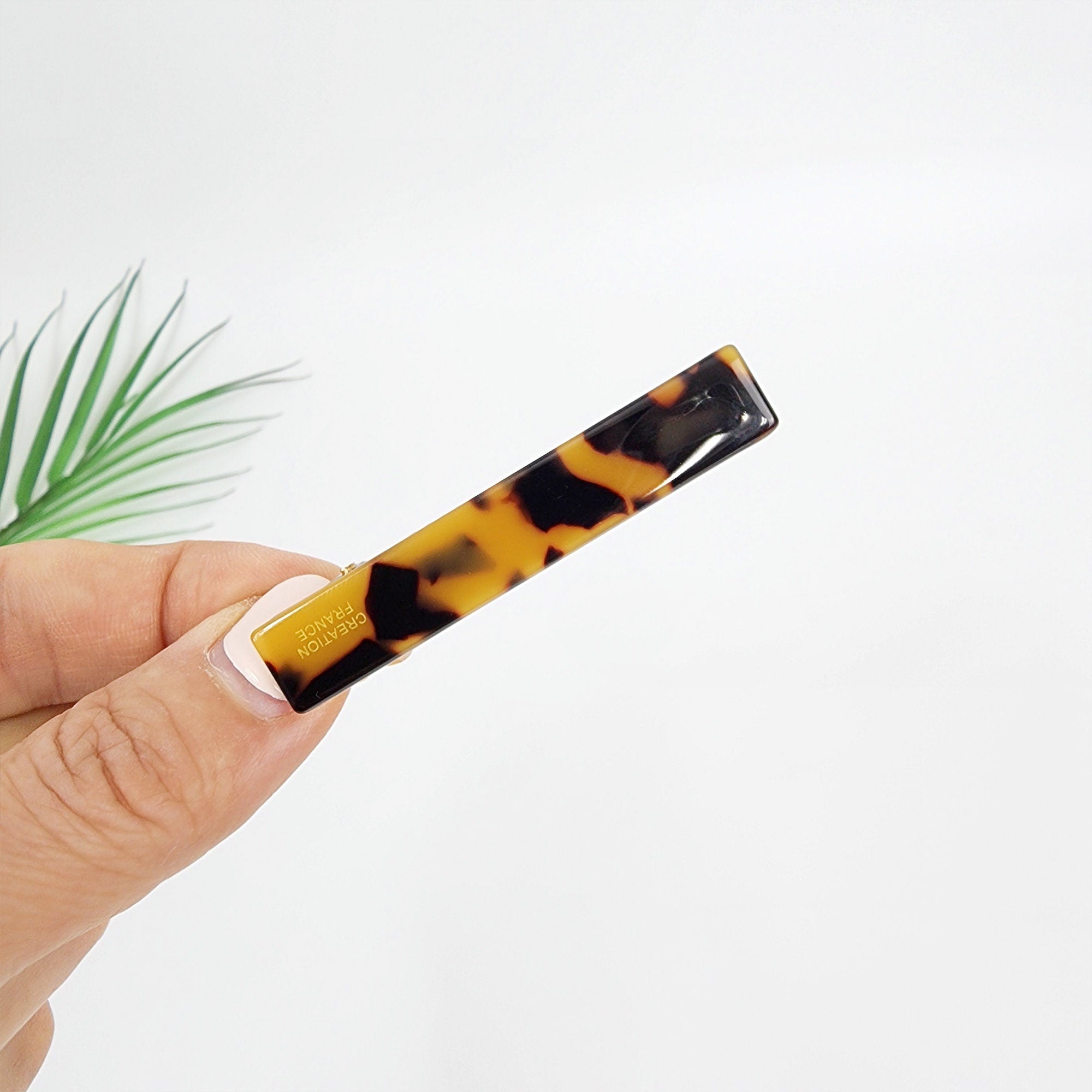 Simple Long Line Hair Claw Clip (2.4 Inch) / Cute French Hair Pin / Alligator Hair Clip for Woman / Mini French Barrette for Girls
