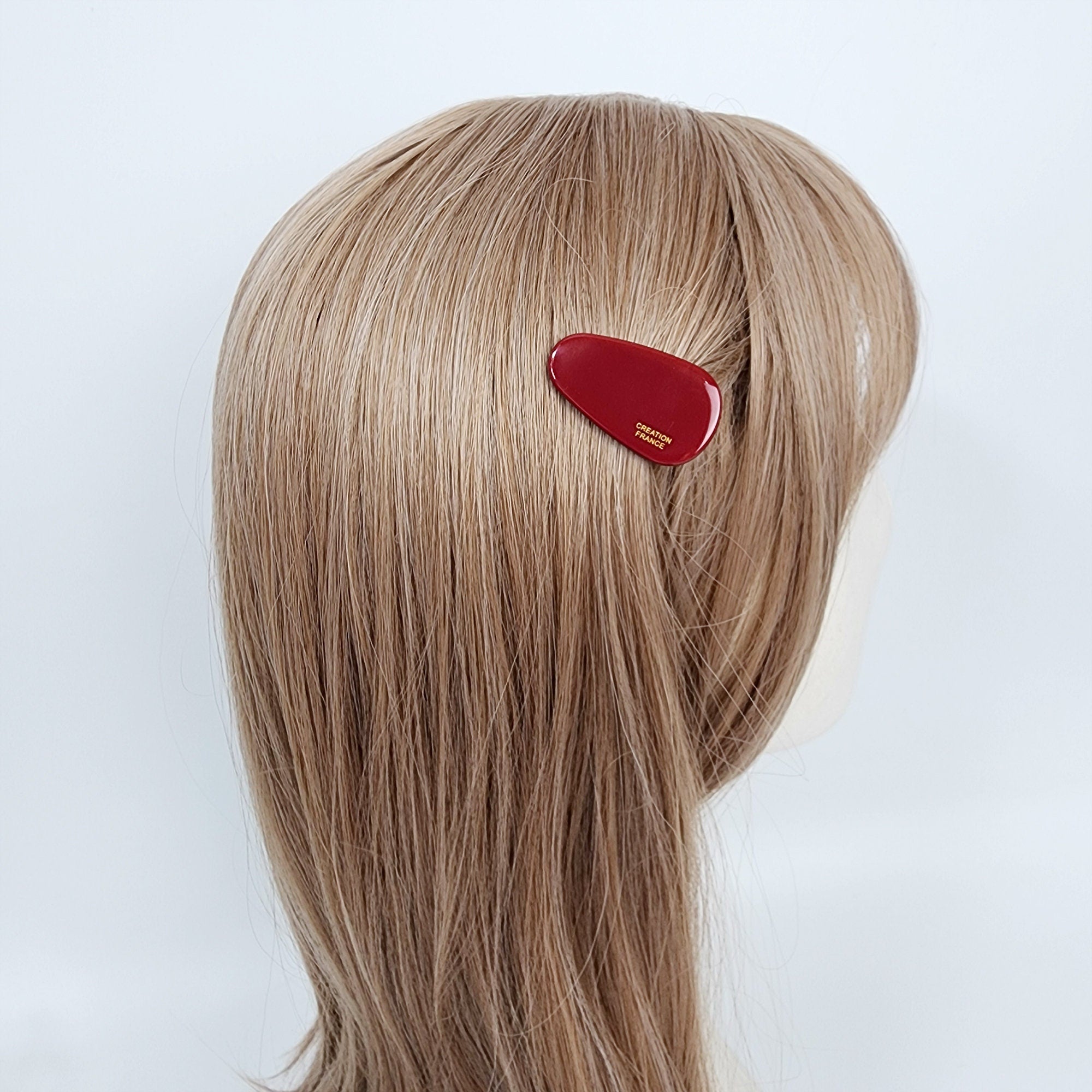 Pure Colore Triangle Flat Mini Hair Claw Clip (1.6 Inch) / Cute French Hair Pin / Alligator Hair Clip / Mini French Barrette for Girls