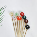 Candy Big Bead Hair Stick (5.7 Inch) / Vintage French Hair Pin / Hair Fork for Thick Hair