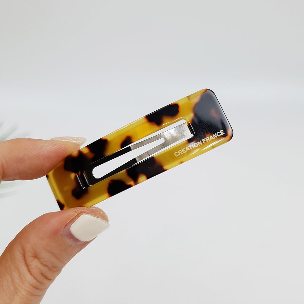 Pure Color Square Snap Clip (2.6 Inch) / Cute French Hairgrip Barrette / French Hair Pin / Tic Tac Hair Clip Pin