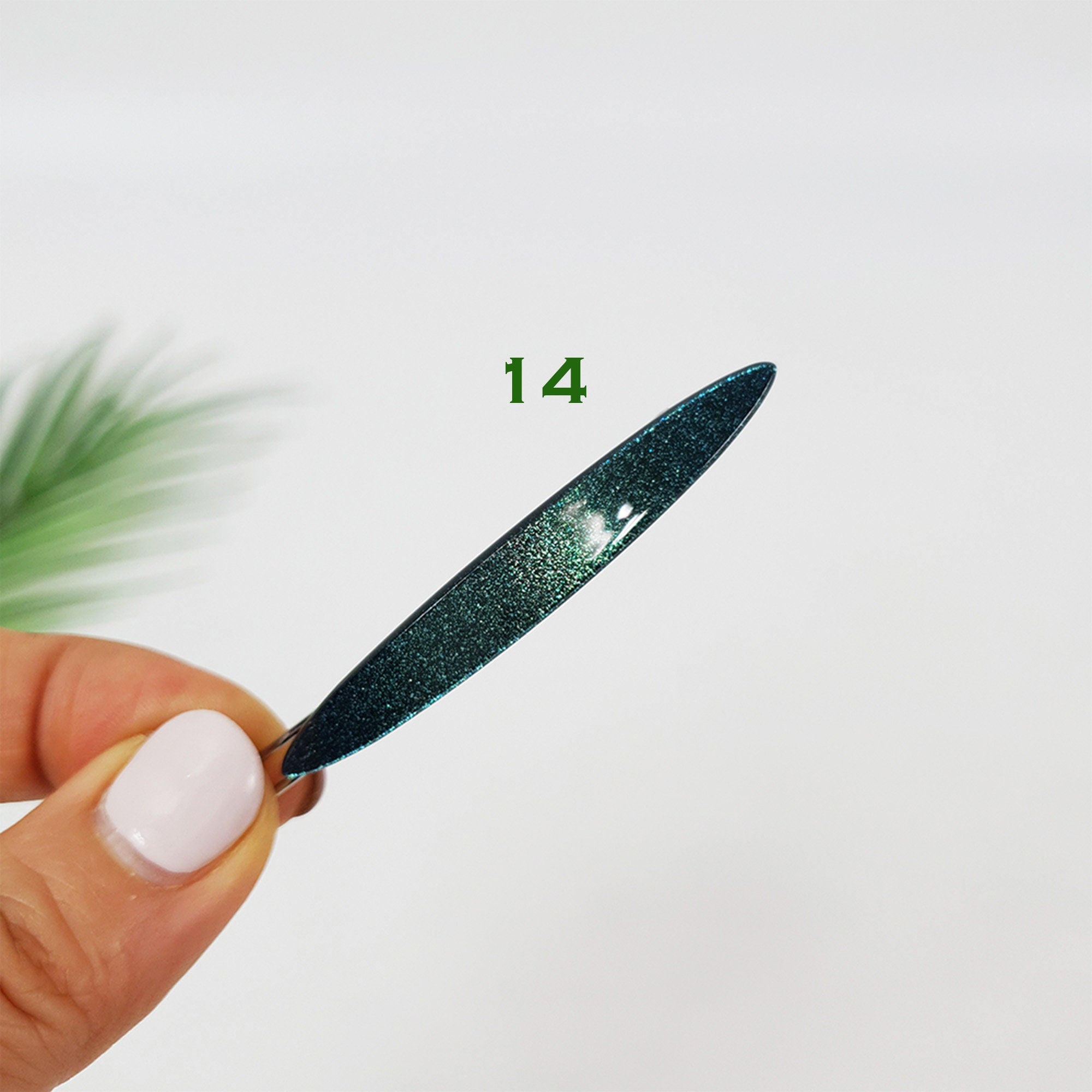 Tortoise Shell Mini Slim Oval Bobby Pin / Vintage French Hair Pin / Bow Barrette for Woman