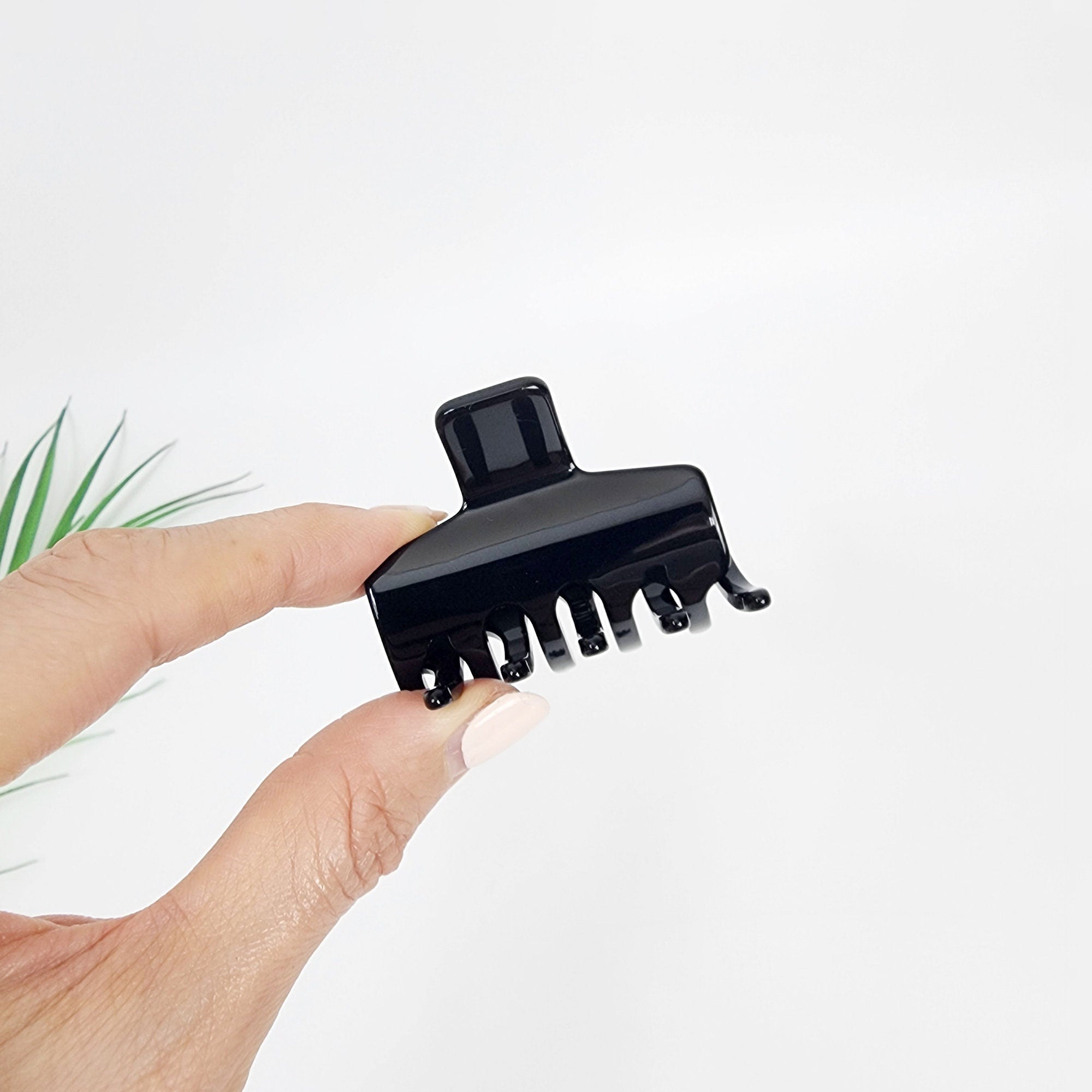 Laurens Luxurious Square Medium Hair Claw Clip (2.0 Inch) / Tortoise Shell French Hair Pin / Hair Barrette for Woman