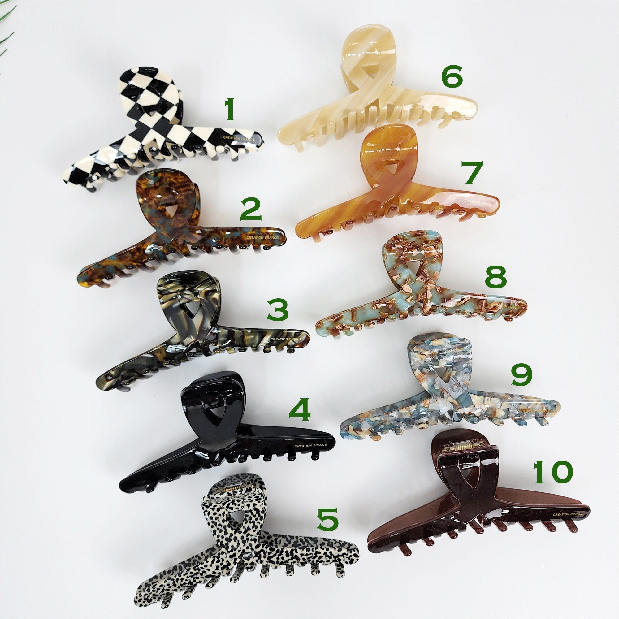 Luxurious Tortoise Shell Twist Hair Claw Clip (4.7 Inch) / Elegance French Hair Pin / Hair Barrette for Woman