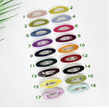 Pure Color Mini Oval Mini Snap Clip (2.2 Inch) / Tortoise Marble Hairgrip Barrette / Tic Tac Hair Clip Pin / French Hair Pin