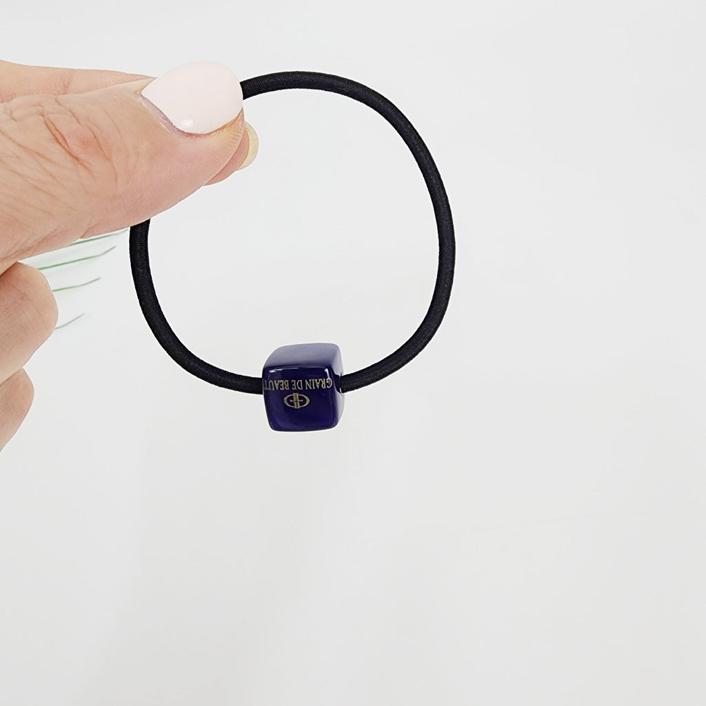 Cany Mini Cube Hair Tie / Simple Cute Ponytail Holder / Hair Accessory for Woman / French Hair Tie