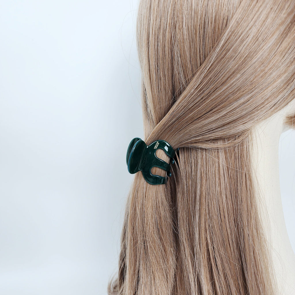 Leopard Tortoise Shell Hair Claw Clip (1.8 Inch) / Elegance French Hair Pin / Hair Barrette for Woman