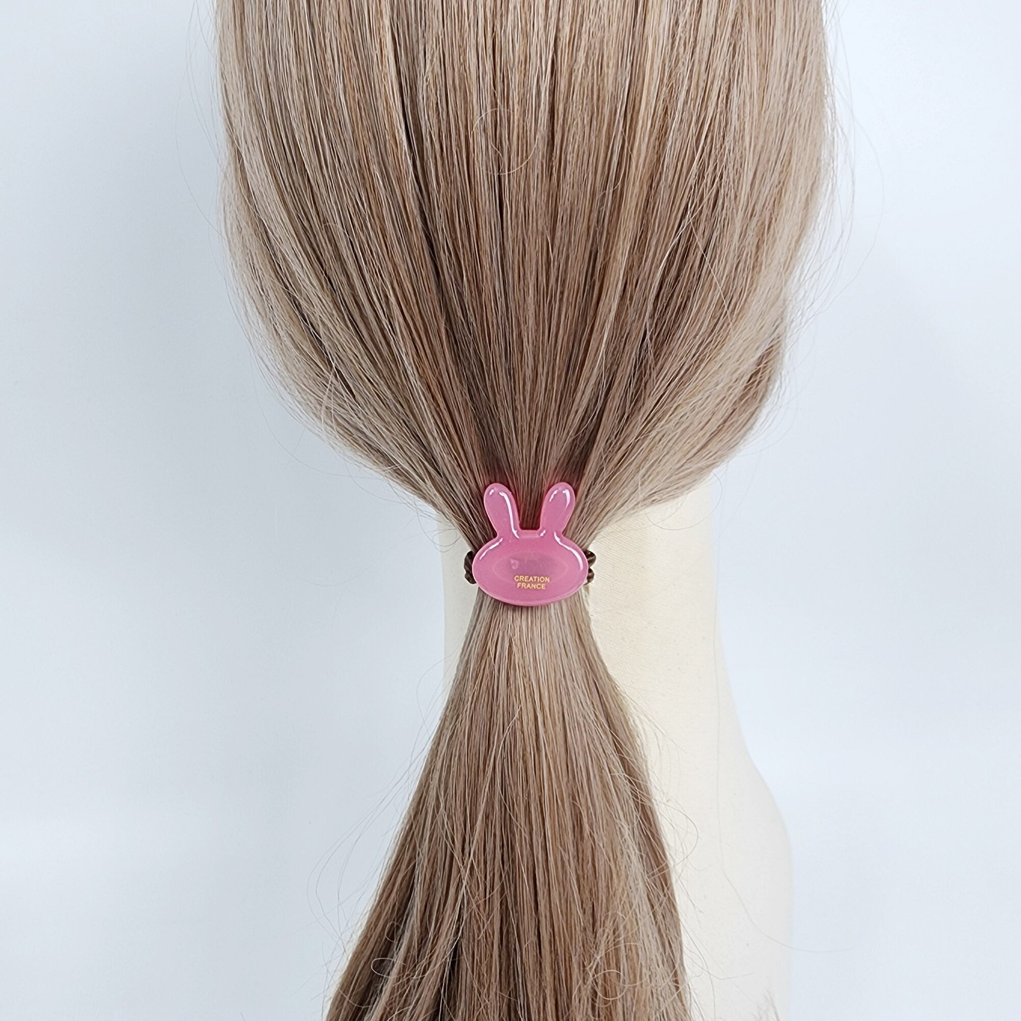 Rabbit Pop Hair Tie (1.1 Inch) / Simple Cute Ponytail Holder / Hair Accessory for Woman / French Hair Tie