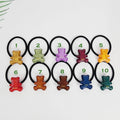 Velvet Aurora Bold Teddy Bear Elastic Hair Tie / Simple Cute Ponytail Holder / Hair Accessory for Woman / French Hair Tie