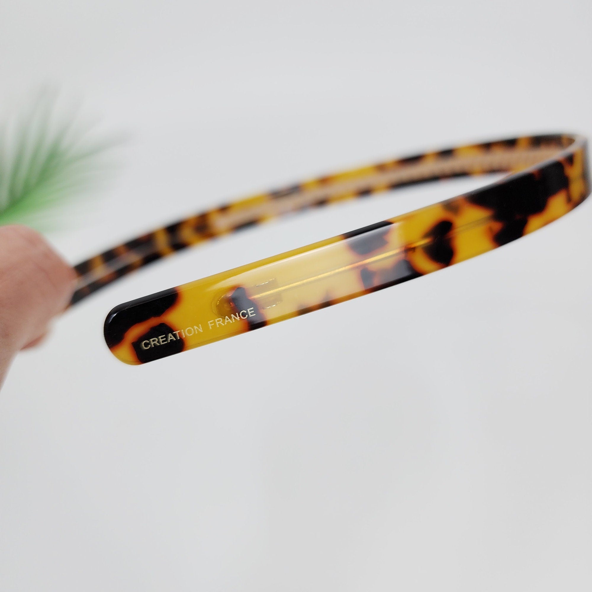 Leopard Wire Hold Daily Thin Headband (0.5 Inch) / Simple Line Headband / Elegant Hair Accessories for Woman / Alice Headband