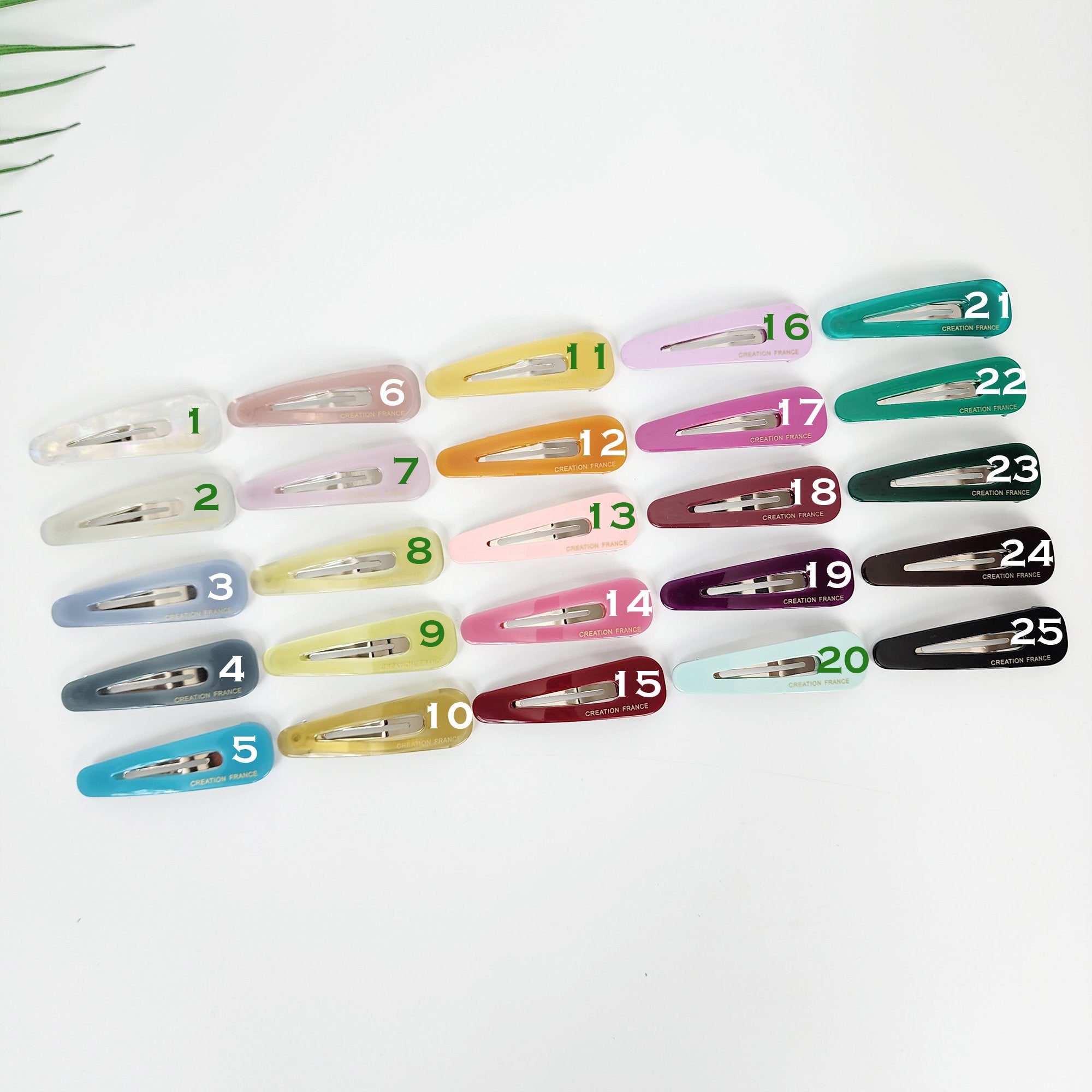 Pure Color Mini Triangle Snap Clip (2.2 Inch) / Tortoise Marble Hairgrip Barrette / French Hair Pin / Tic Tac Hair Clip Pin