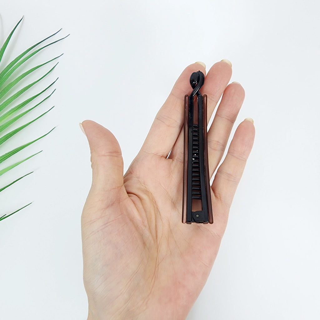 New Color Half-Tie Small Slim Comb Banana Clip / Tortoise Marble Hair Comb Barrette / Clincher Comb Hair Accessory / French Hair Pin
