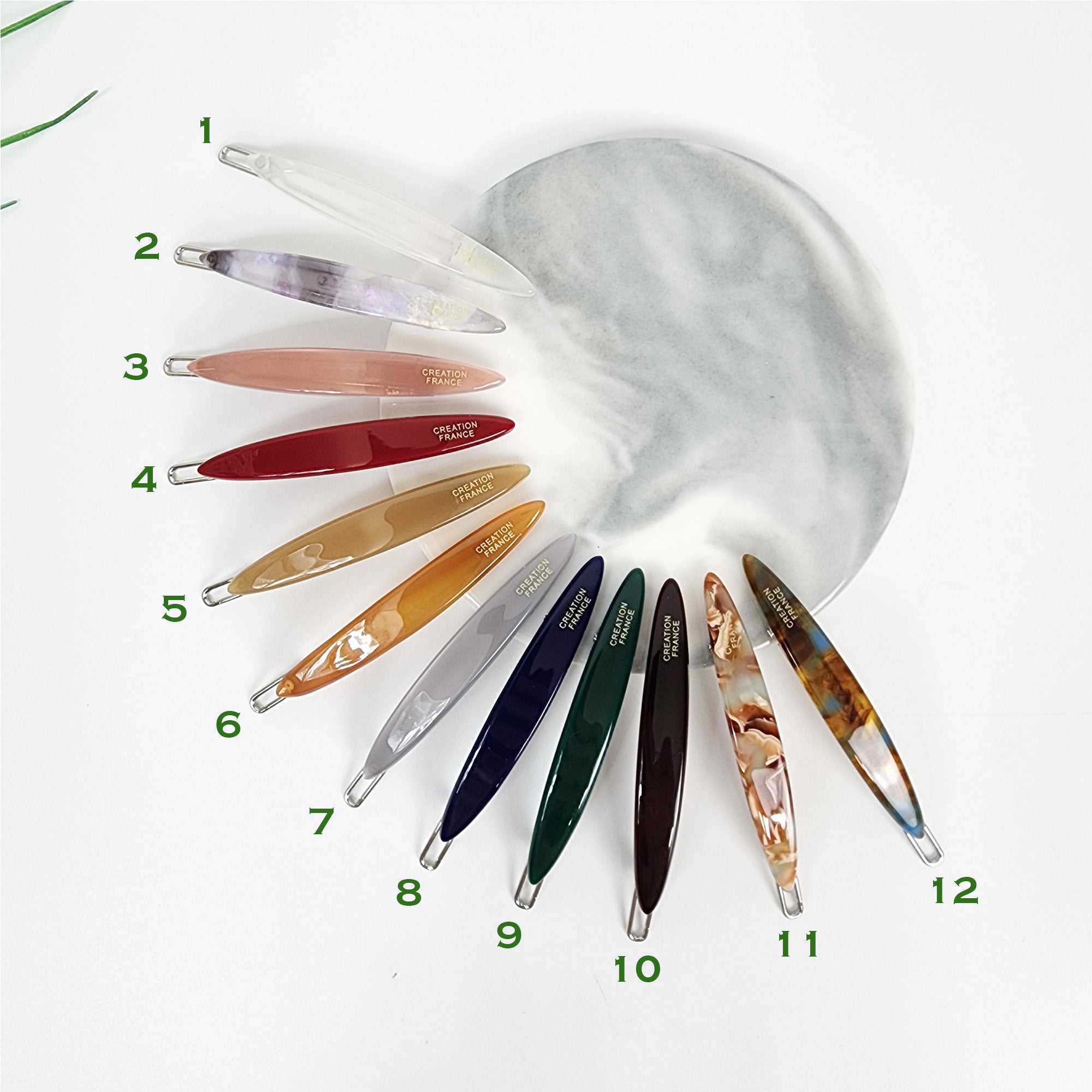 Pure Color Mini Slim Oval Snap Clip Bobby Pin (2.4 Inch) / Vintage French Hair Pin / Hair Accessory for Woman / Bow Barrette for Thin Hair