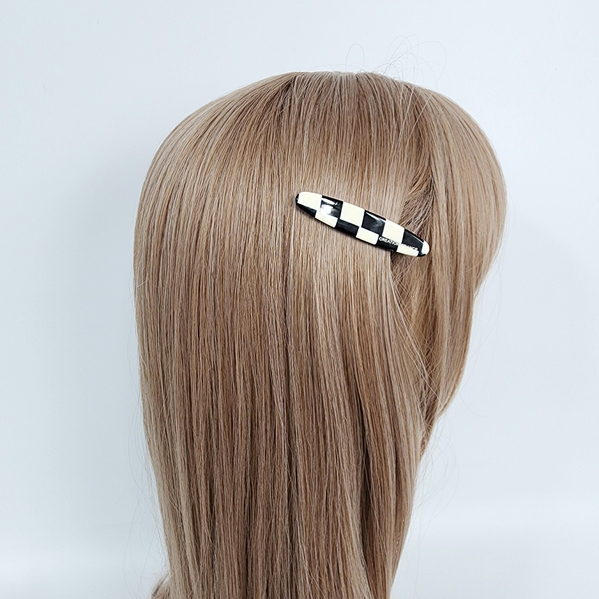 Demi Slim Oval Side Clip Hair Claw (2.5 Inch) / Alligator Hair Clip for Woman / French Barrette for Girls