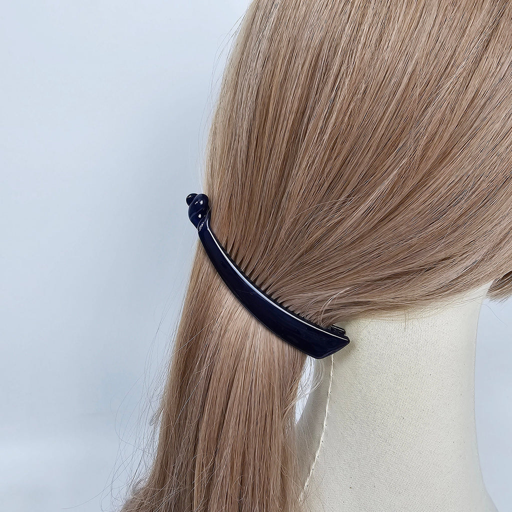 Luxurious Full Bundle Skinny Banana Hair Clip (4.3 Inch) / Colorful Hair Comb Barrette / Clincher Comb Hair Accessory / French Hair Pin