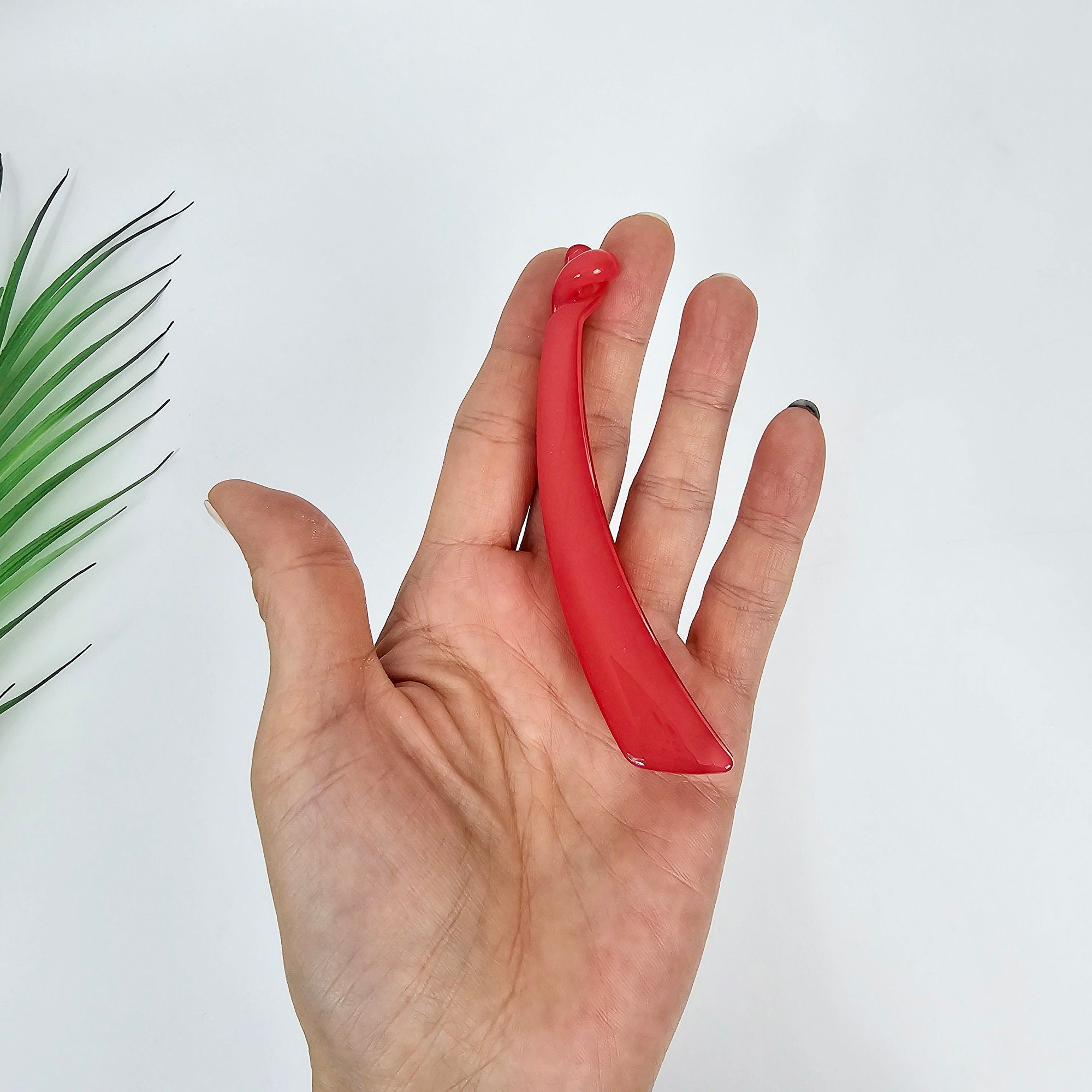 Luxurious Full Bundle Skinny Banana Hair Clip (4.3 Inch) / Colorful Hair Comb Barrette / Clincher Comb Hair Accessory / French Hair Pin