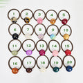 Semi-Circle Round Ponytail Hair Tie (1.0 Inch) / Simple Cute Ponytail Holder / Hair Accessory for Woman / French Hair Tie
