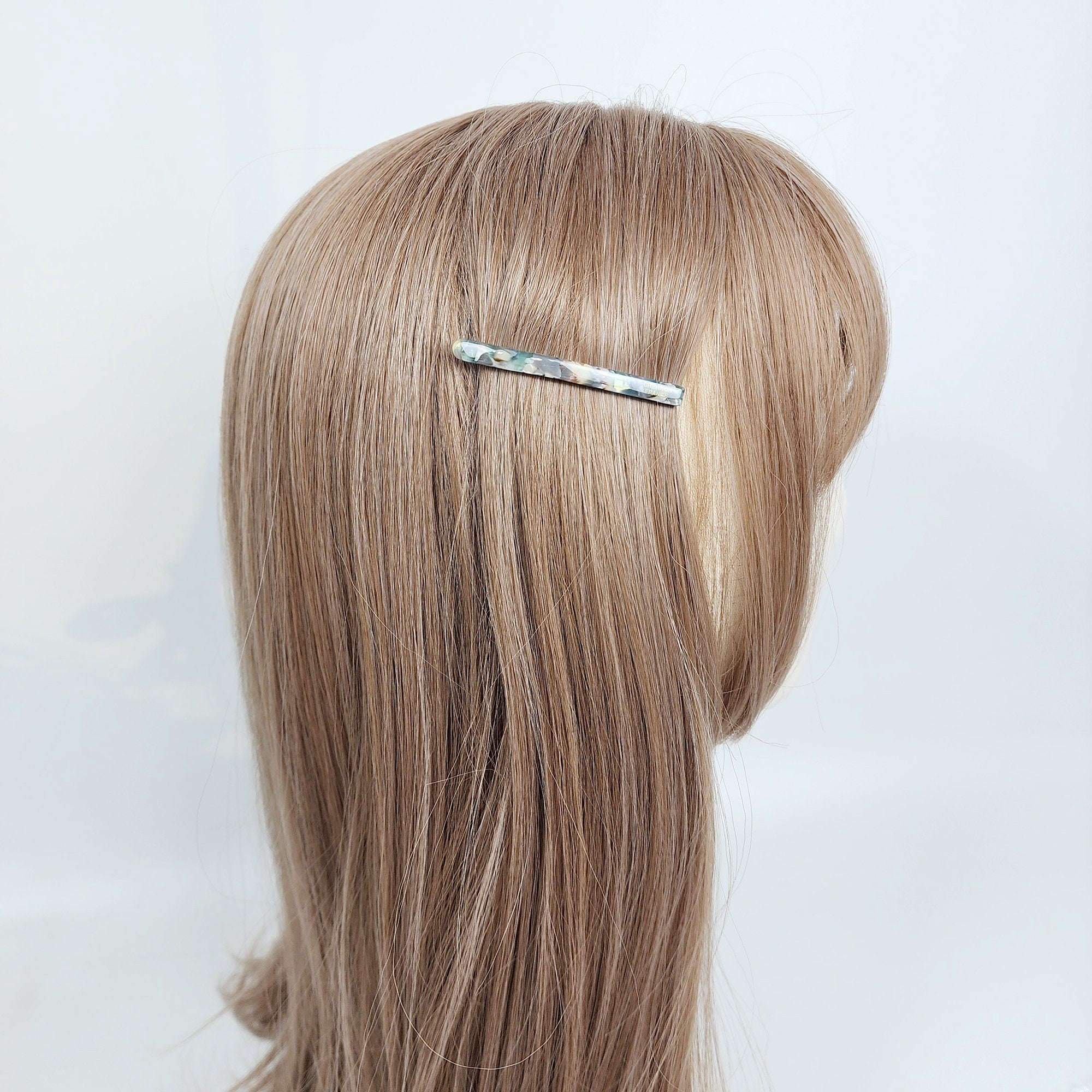 Pure Straight Point Side Hair Bobby Pin (2.4 Inch) / Cute Tortoise Shell French Hair Pin / Hair Accessory for Woman