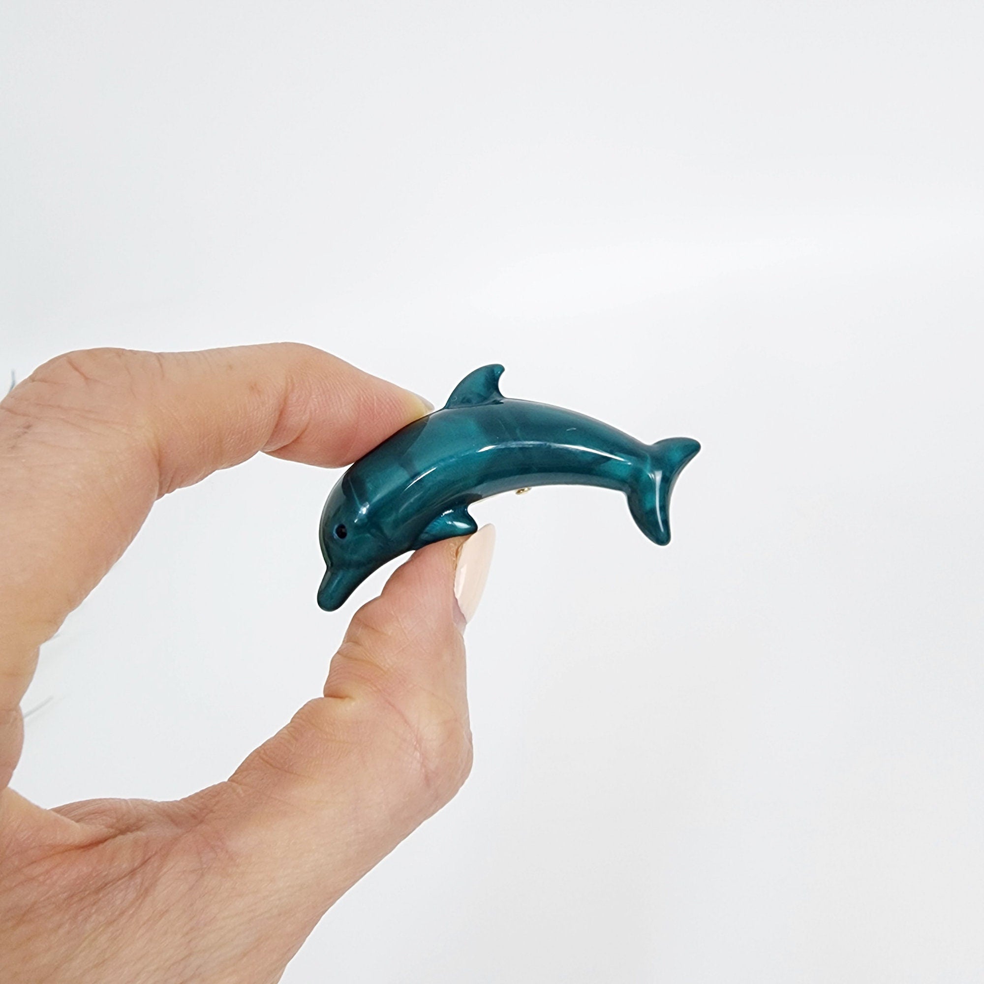 Flying Dolphin Ultra Mini Side Clip Hair Claw (2.2 Inch) / Alligator Hair Clip for Woman / French Barrette for Girls