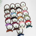 Flying Dolphin Ponytail Elastic Hair Tie (2.2 Inch) / Simple Cute Ponytail Holder / Hair Accessory for Woman / French Hair Tie
