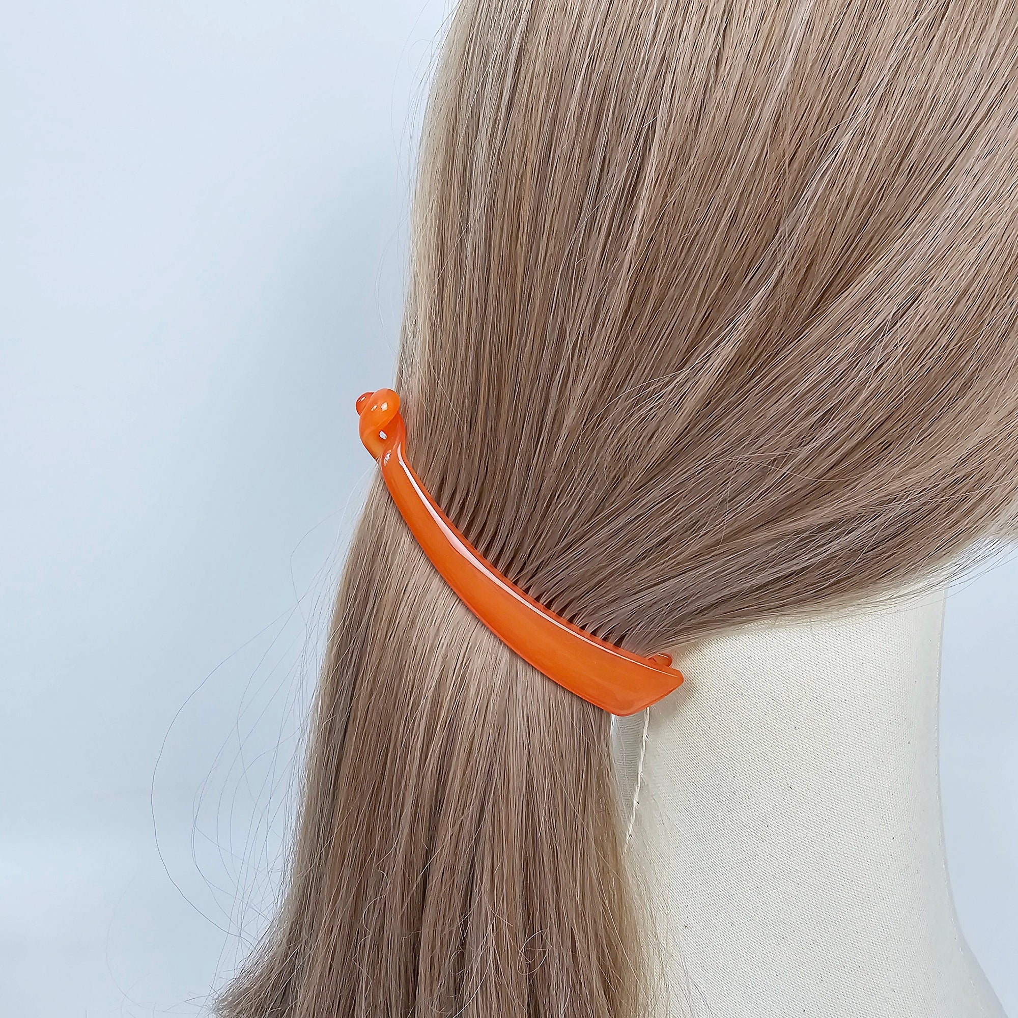 Luxurious Full Bundle Skinny Banana Hair Clip (4.3 Inch) / Colorful Hair Comb Barrette / Clincher Comb Hair Accessory / French Hair Pin