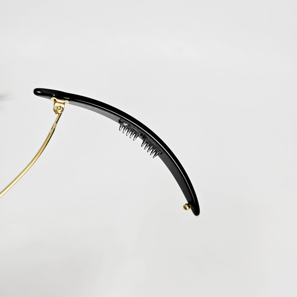 Luxurious Slim Long Oval Bobby Pin (3.1 Inch) / Tortoise Marble French Hair Pin Clip / Hair Accessory for Woman / Bow Barrette