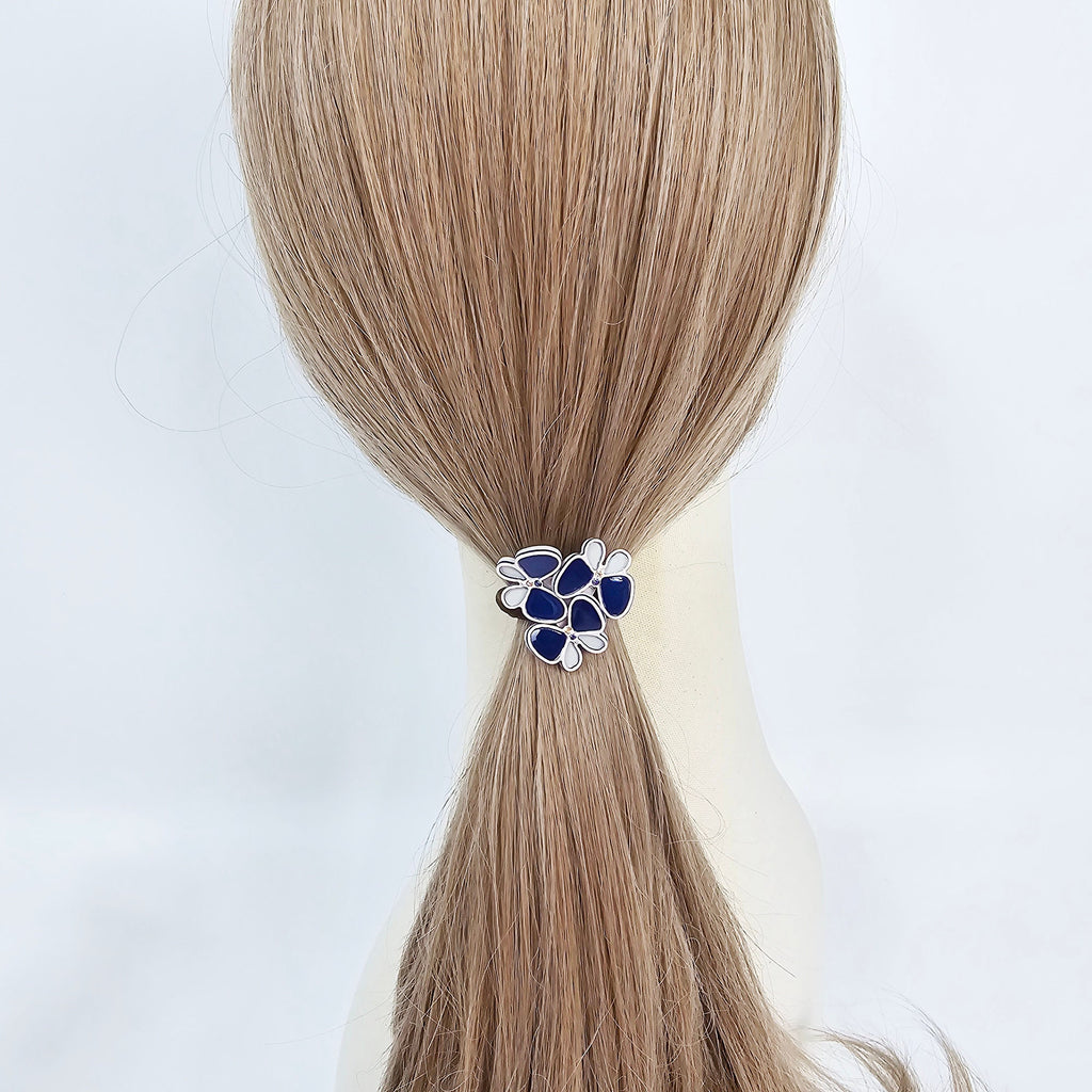 Butterfly Friends Ponytail Hair Tie (1.4 Inch) / Simple Cute Ponytail Holder / Hair Accessory for Woman / French Hair Tie