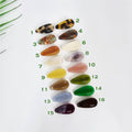 Luxurious Rounded Triangle Flat Mini Hair Clip Side Claw (1.4 Inch) / Vivid Color French Pin / Alligator Hair Clip for Woman