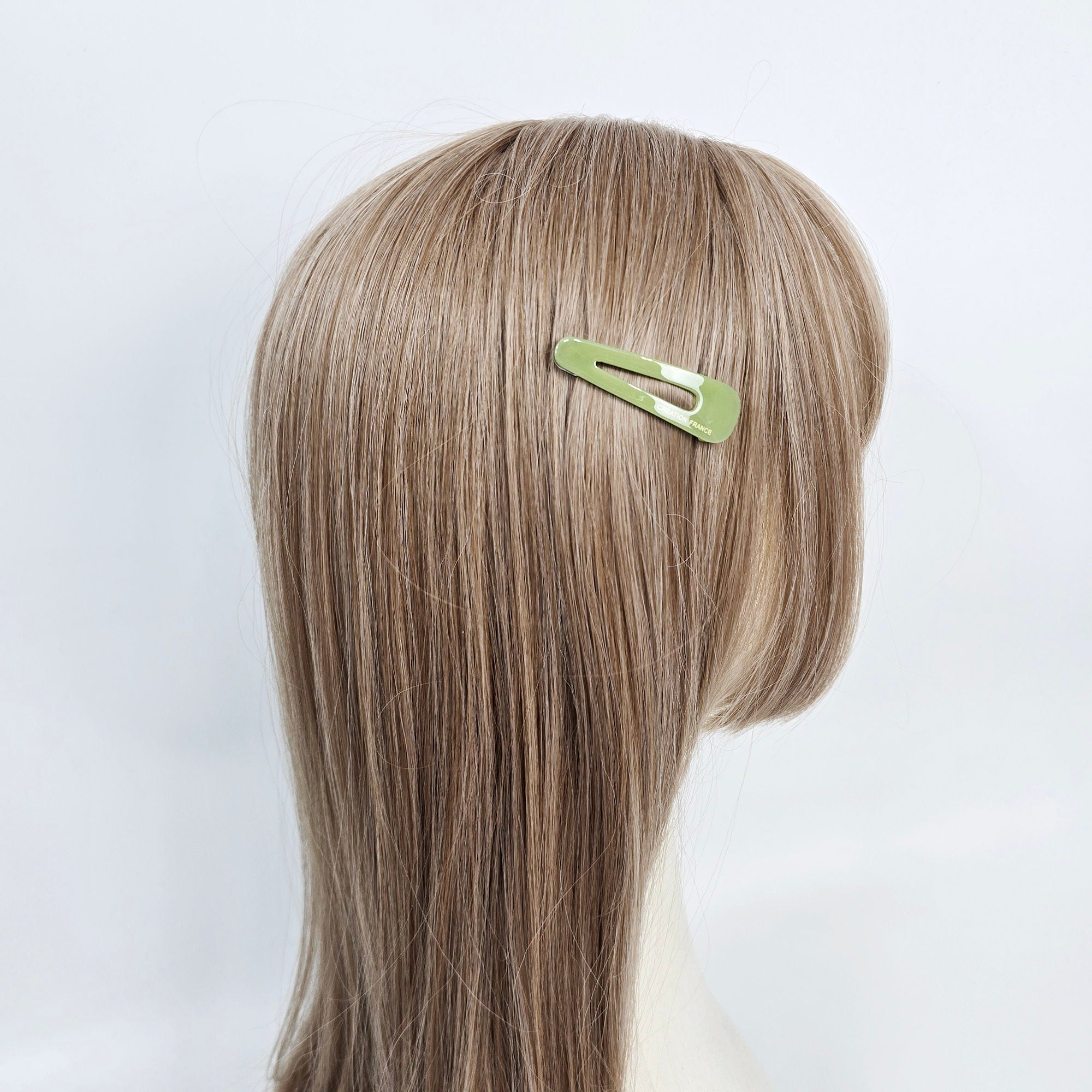 Mini Triangle Snap Hair Clip (2.2 Inch) / Cute French Hairgrip Barrette / French Hair Pin / Tic Tac Hair Clip Pin