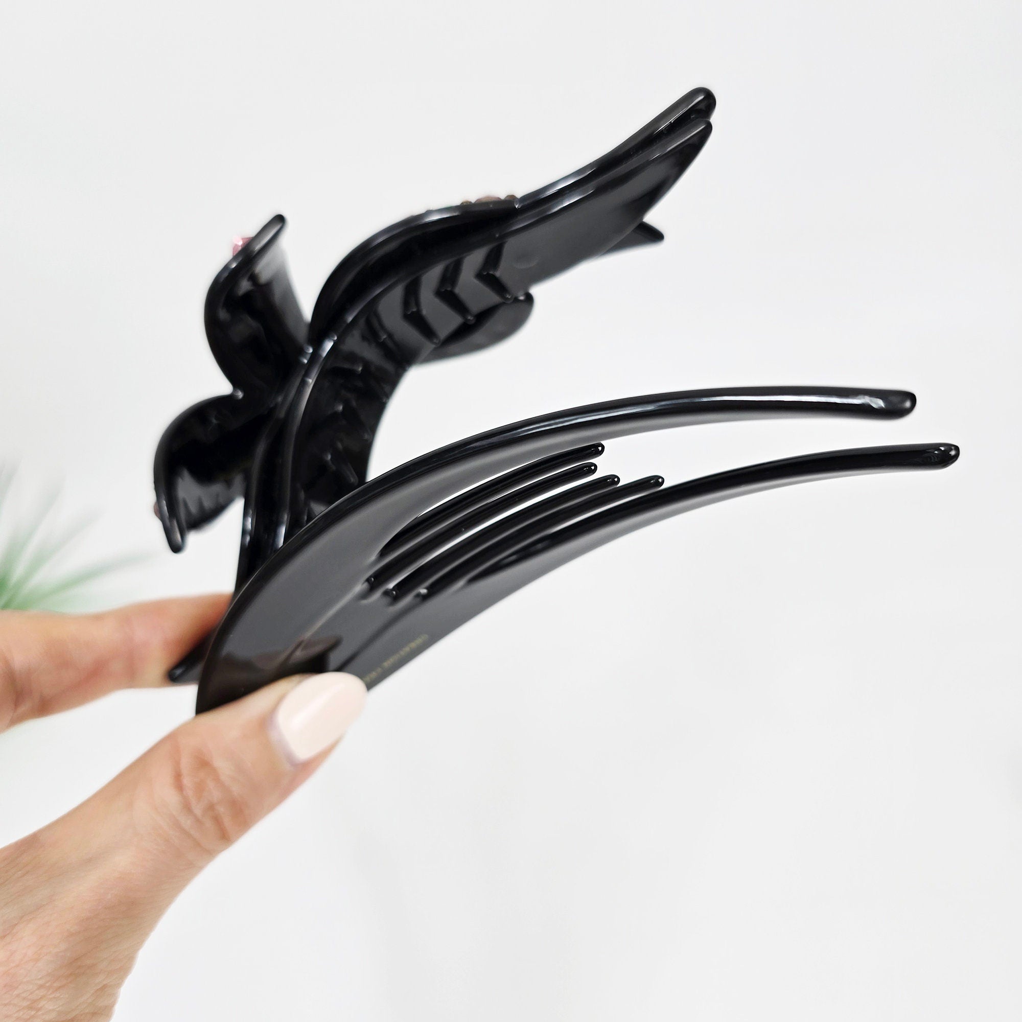 High Quality Crystal Big Clip Updo Hair Claw (5.1 Inch) / Elegance French Hair Pin / Hair Barrette for Woman