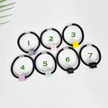 New Color Mini Square Cube Ponytail Elastic (0.6 Inch) / Simple Cute Ponytail Holder / Hair Accessory for Woman / French Hair Tie