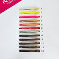 Luxurious Clear Slim Straight Side Hair Claw (3.1 Inch) / Elegance French Hair Pin / Hair Barrette for Woman