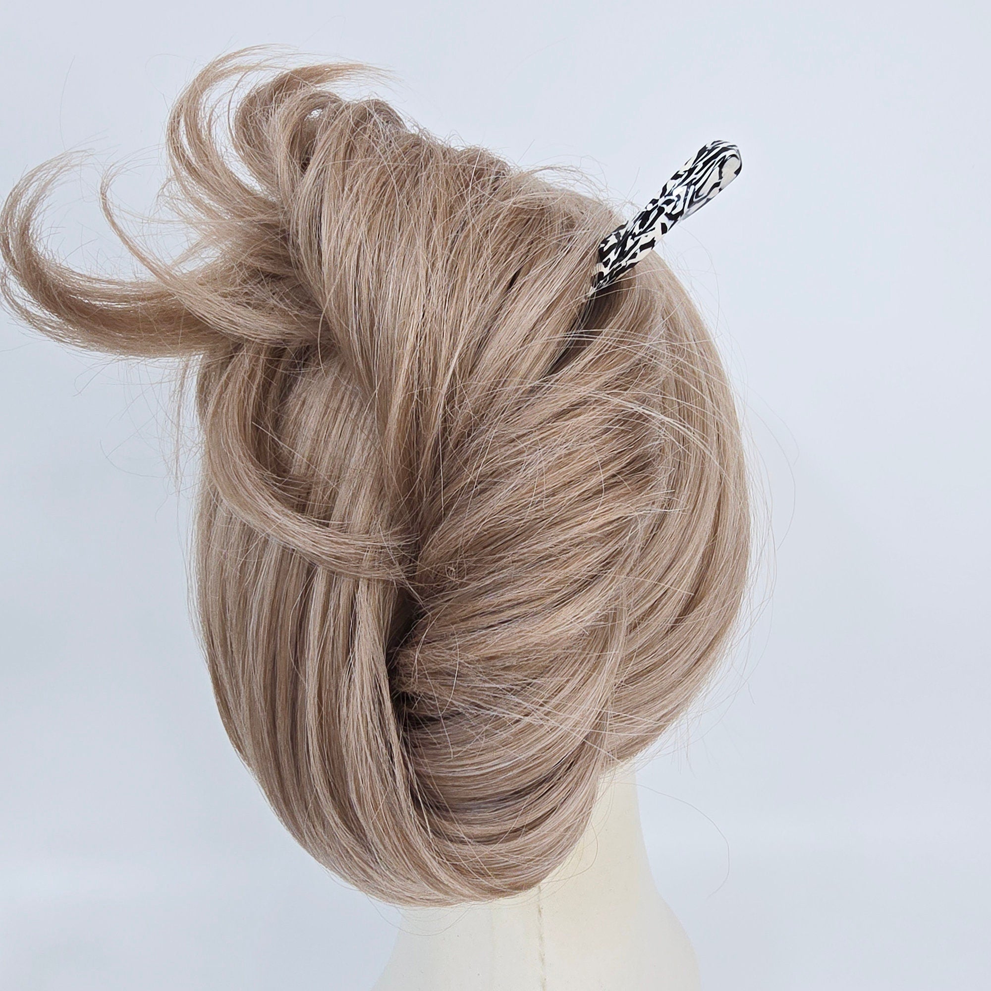 New Color Twist Hair Stick (6.9 Inch) / French Hair Pin / Hair Fork for Thick Hair