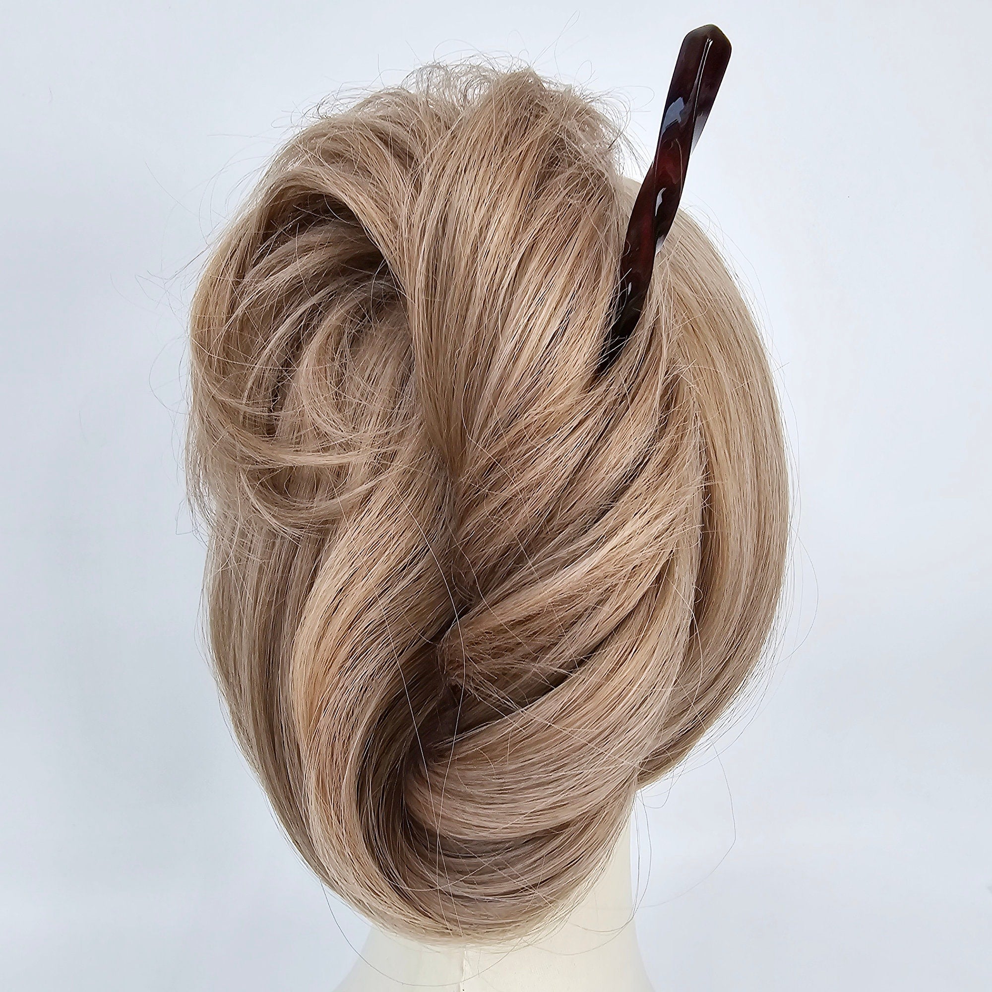 New Color Twist Hair Stick (6.9 Inch) / French Hair Pin / Hair Fork for Thick Hair