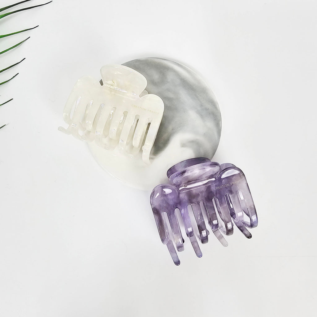 New Color Hook Zigzag Claw Clip (2.2 Inch) / Vivid Color French Pin / Alligator Hair Clip for Woman