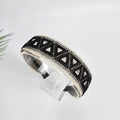 Mini Triangle Cubic Point Wide Headband (1.4 Inch) / Simple Basic Hair Turban / Hair Turban for Woman