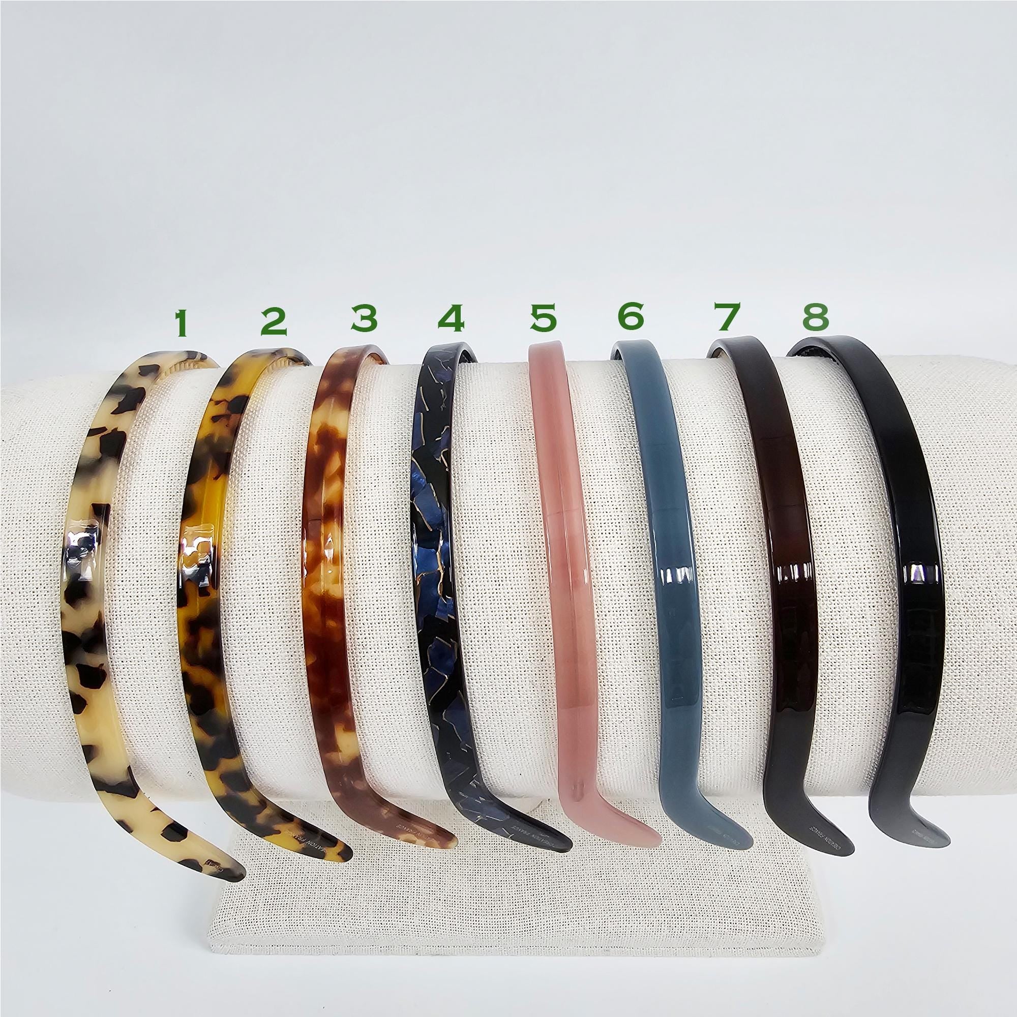 Luxurious Thin Curved Painless Wire Headband (0.4 Inch) / Elegant Hair Accessories for Woman / Bridal Tiara Headband