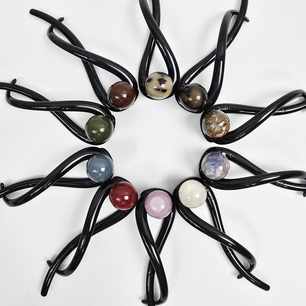 Candy Drop Twist Banana Updo Clip (4.3 Inch) / Hair Barrette for Woman / Banana Clip