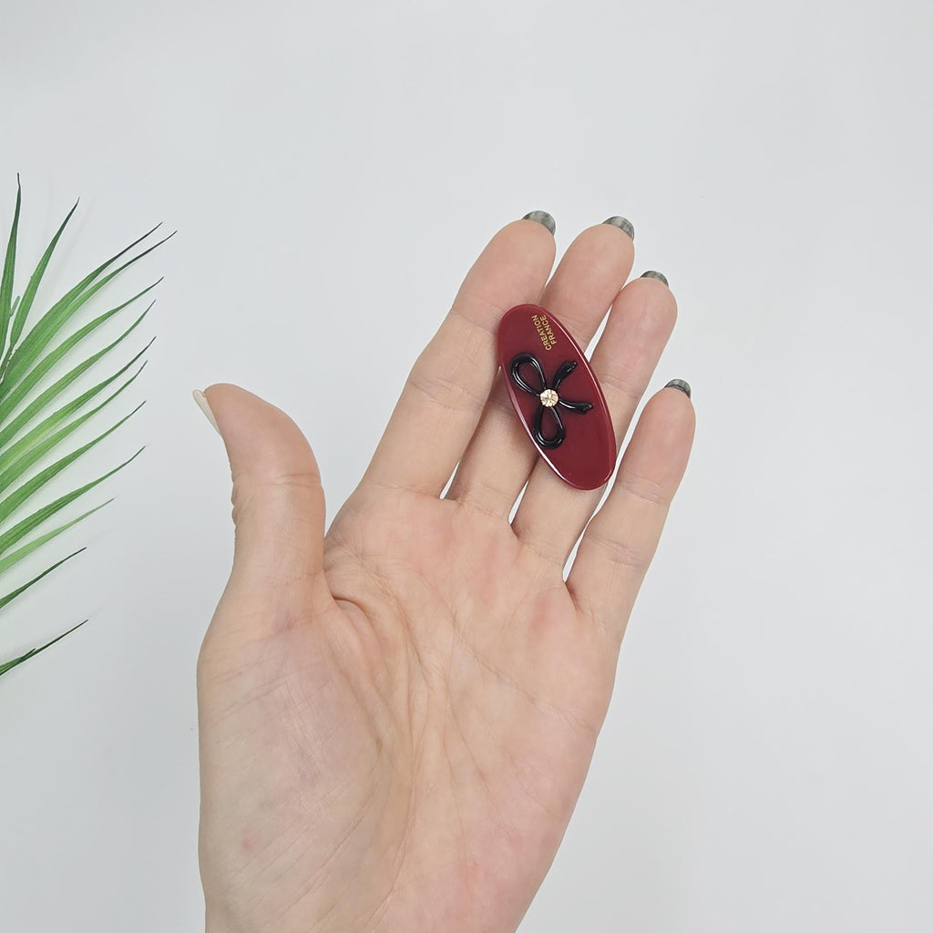 Ultra Mini Flat Sweetie Girl Hair Claw Clip (1.8 Inch) / Vivid Color French Pin / Alligator Hair Clip for Woman