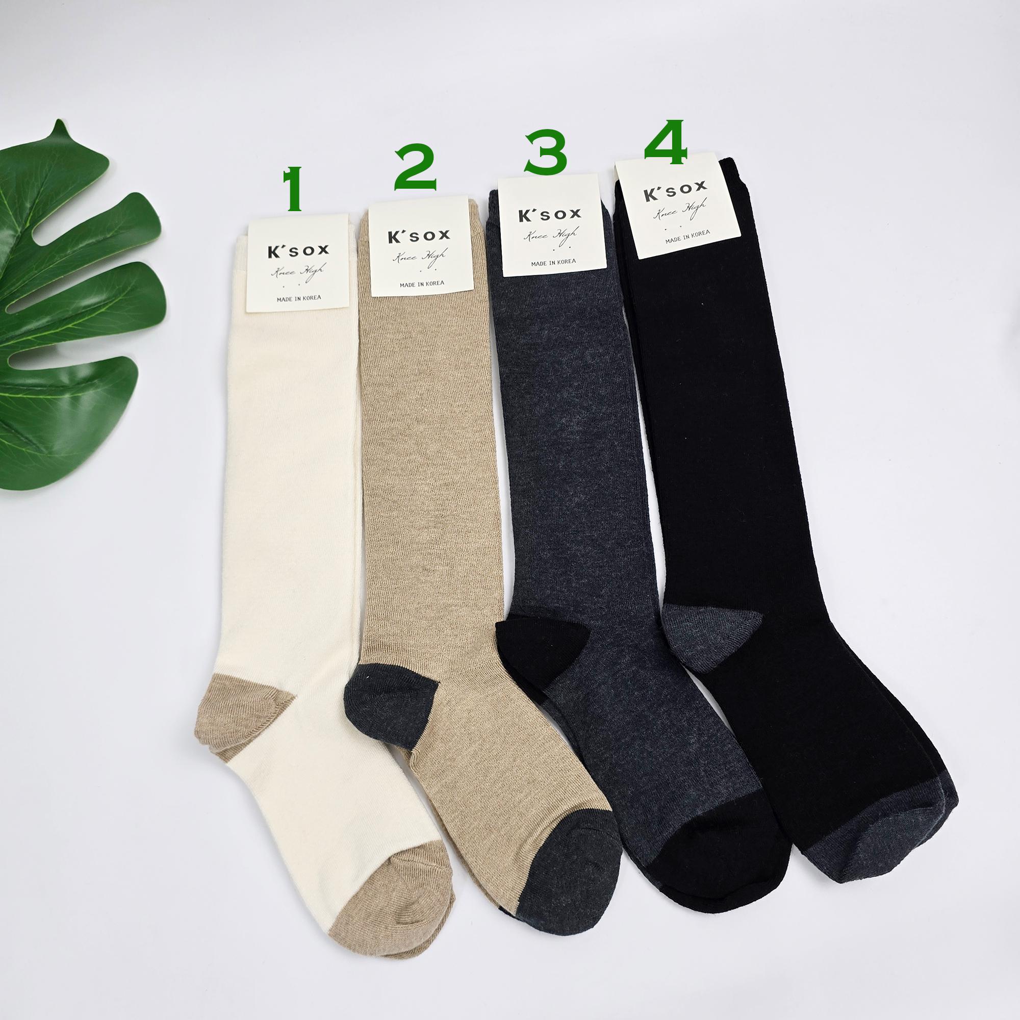 Merino Wool Knee High Socks | Soft Warm Boot Stockings | Korean Socks | Winter Gift