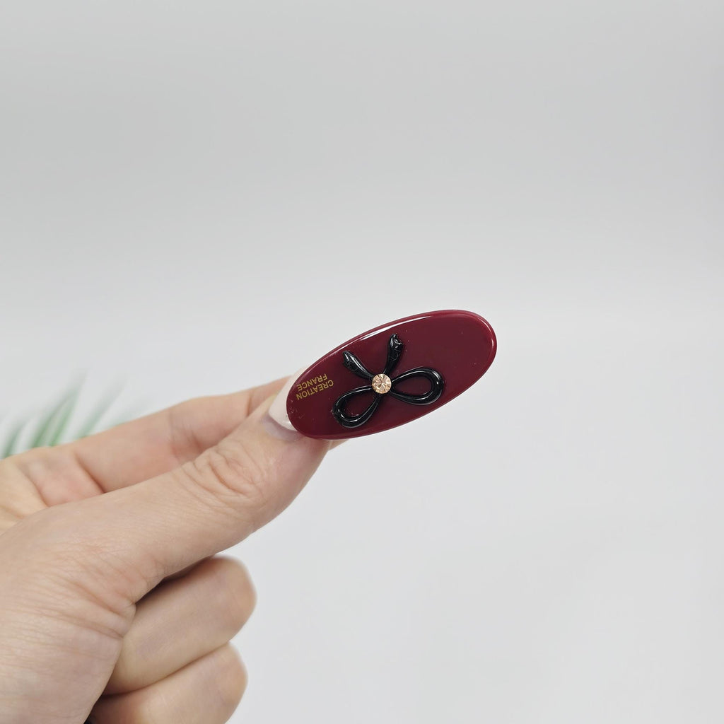 Ultra Mini Flat Sweetie Girl Hair Claw Clip (1.8 Inch) / Vivid Color French Pin / Alligator Hair Clip for Woman