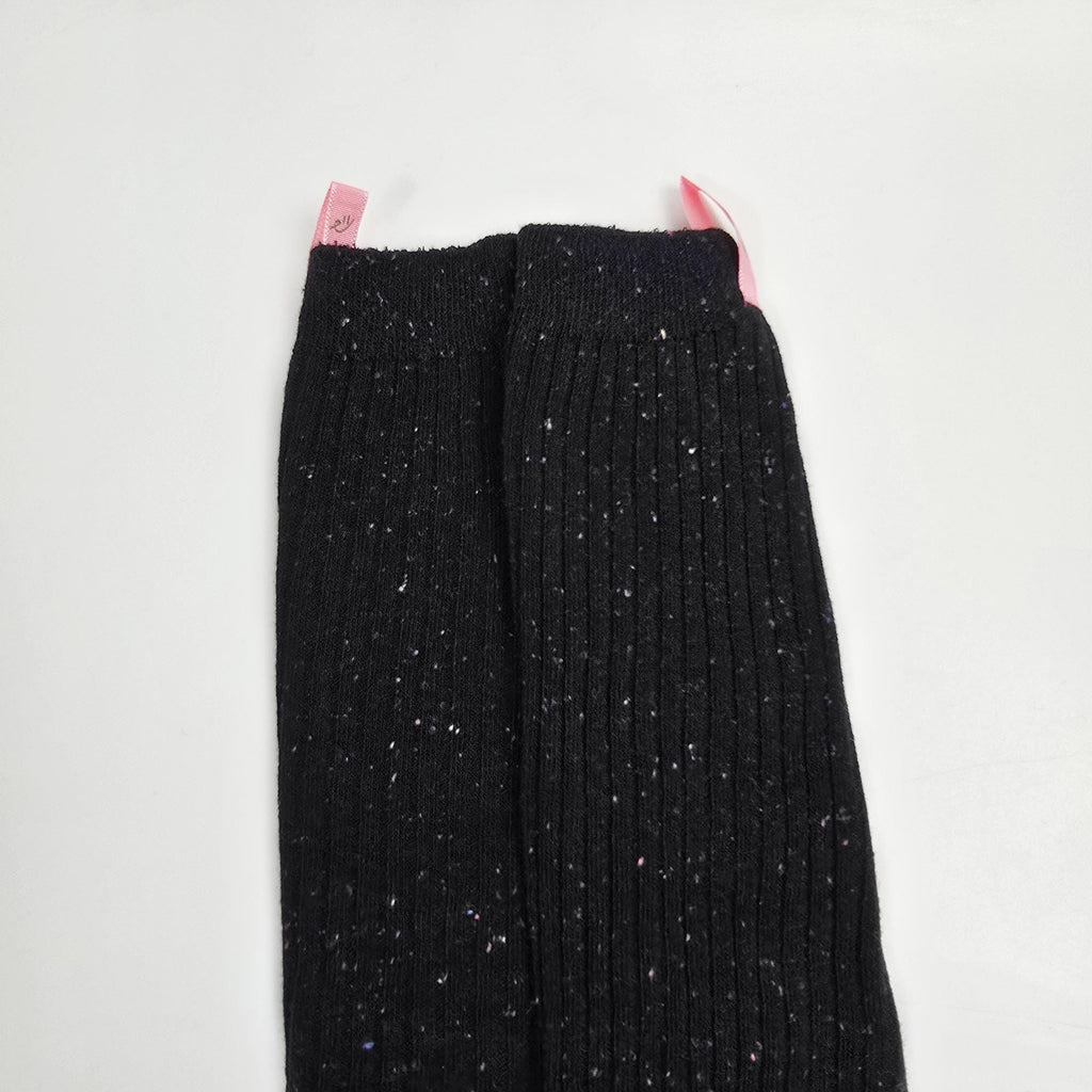 Knee High Socks | Neps Cotton Ribbed Boot Sock | Korean Socks | School Girl Gift