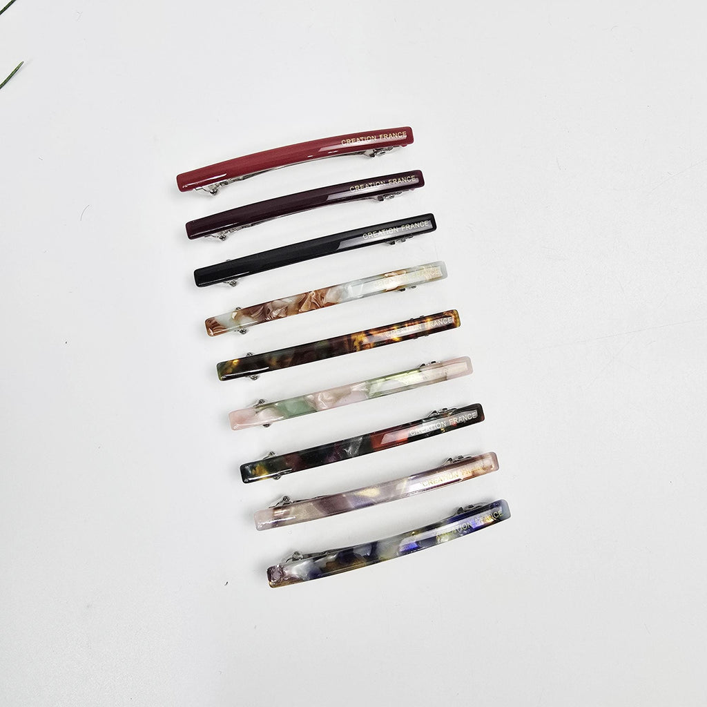 New Color Mini Slim Pepero Hair Clip (2.6 Inch) / Elegance Leopard French Hair Pin / Automatic Hair Clip