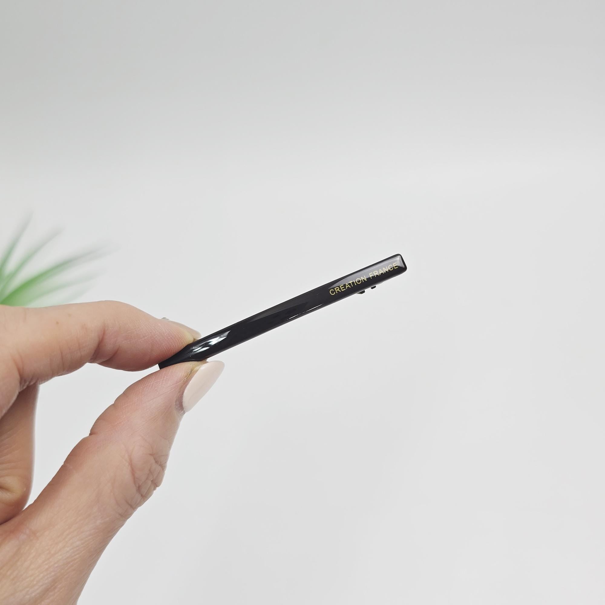 New Color Mini Slim Pepero Hair Clip (2.6 Inch) / Elegance Leopard French Hair Pin / Automatic Hair Clip