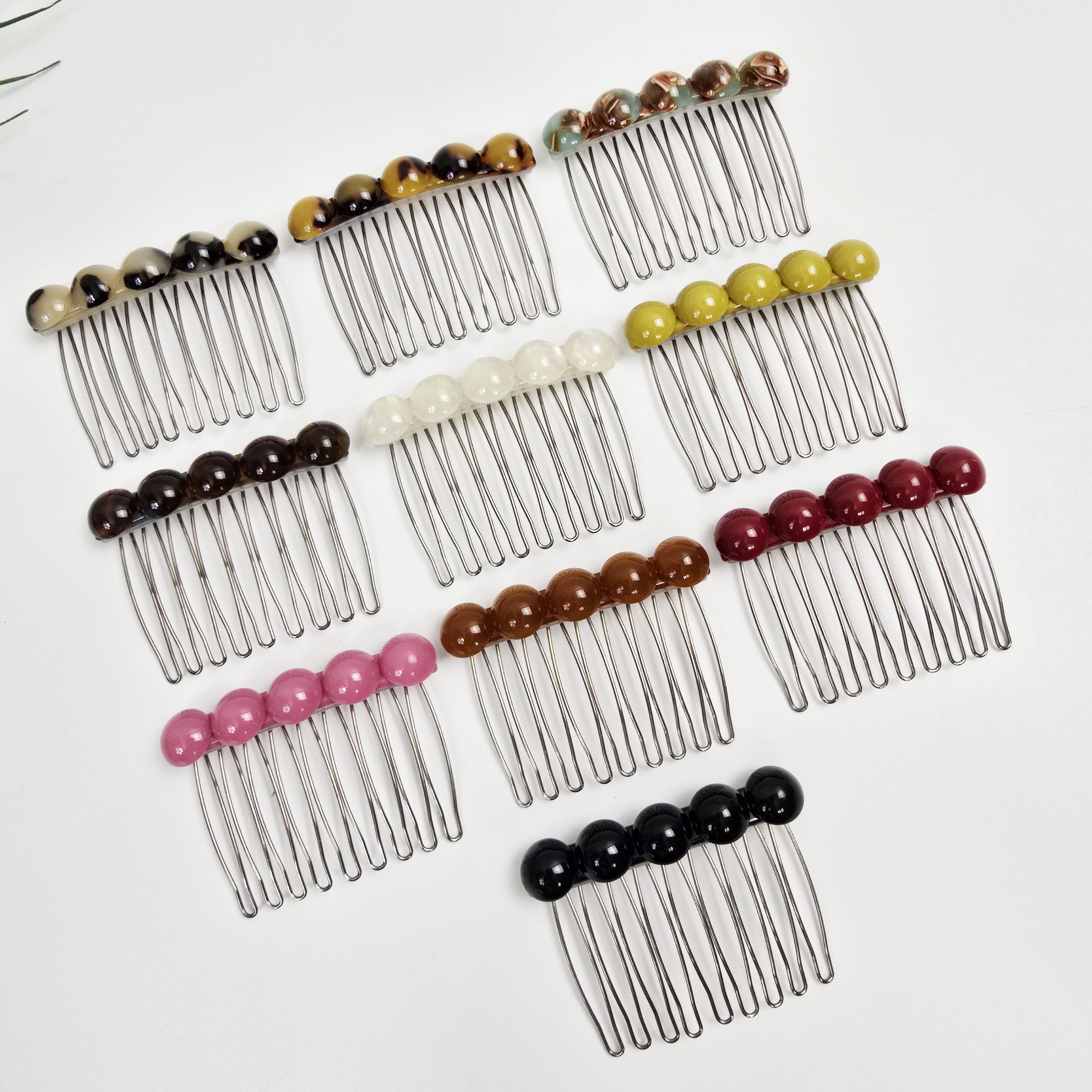 Teardrop Non-Slip Hair Comb Pin (2.4 Inch) / Simple French Hair Pin / Hair Fork for Woman