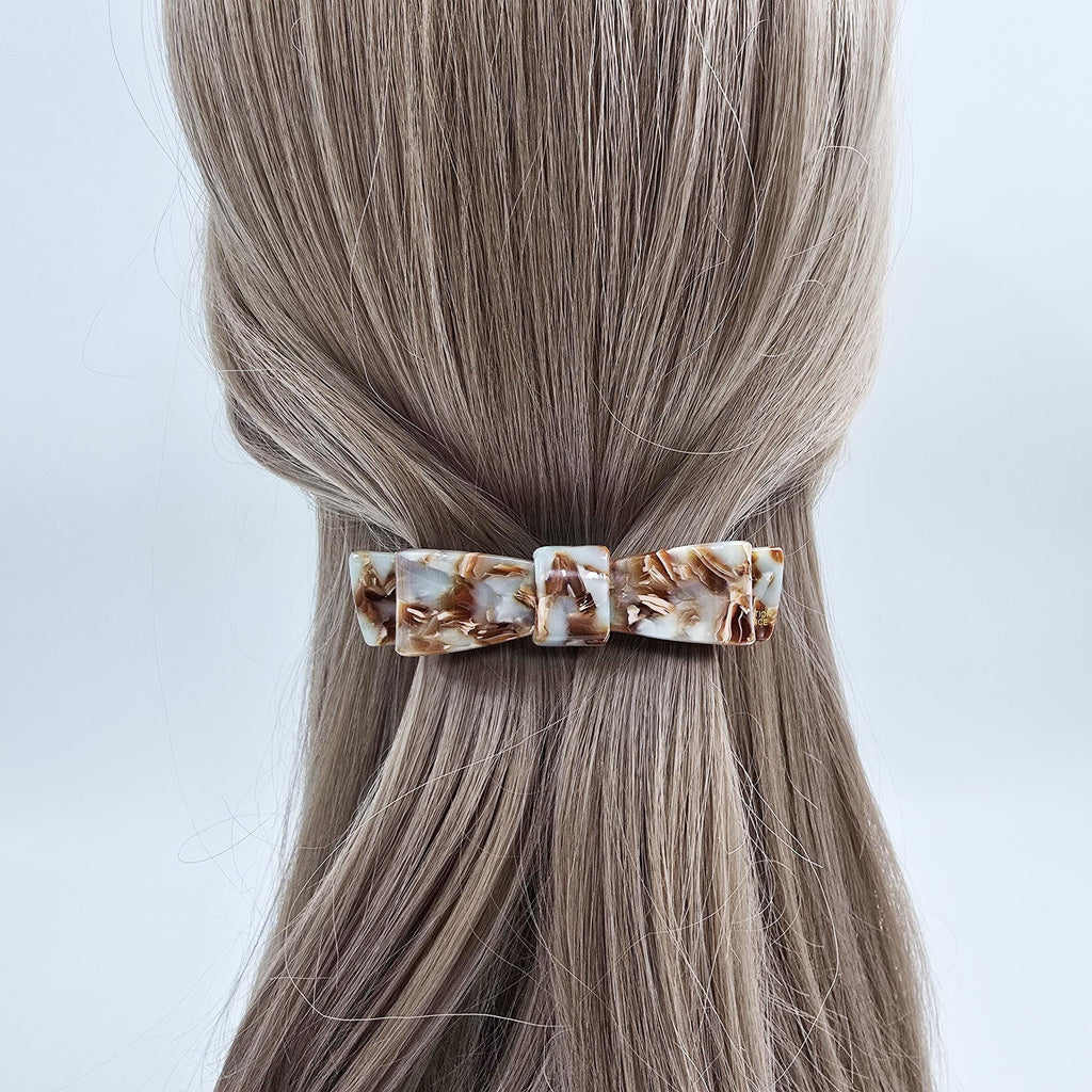 New Color Bow Tie Hair Clip (3.5 Inch) / Elegance French Hair Pin / Automatic Hair Clip