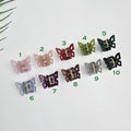 Pure Small Edge Wing Butterfly Mini Hair Claw Clip (1.2 Inch) / Vivid Color French Pin / Alligator Hair Clip for Woman