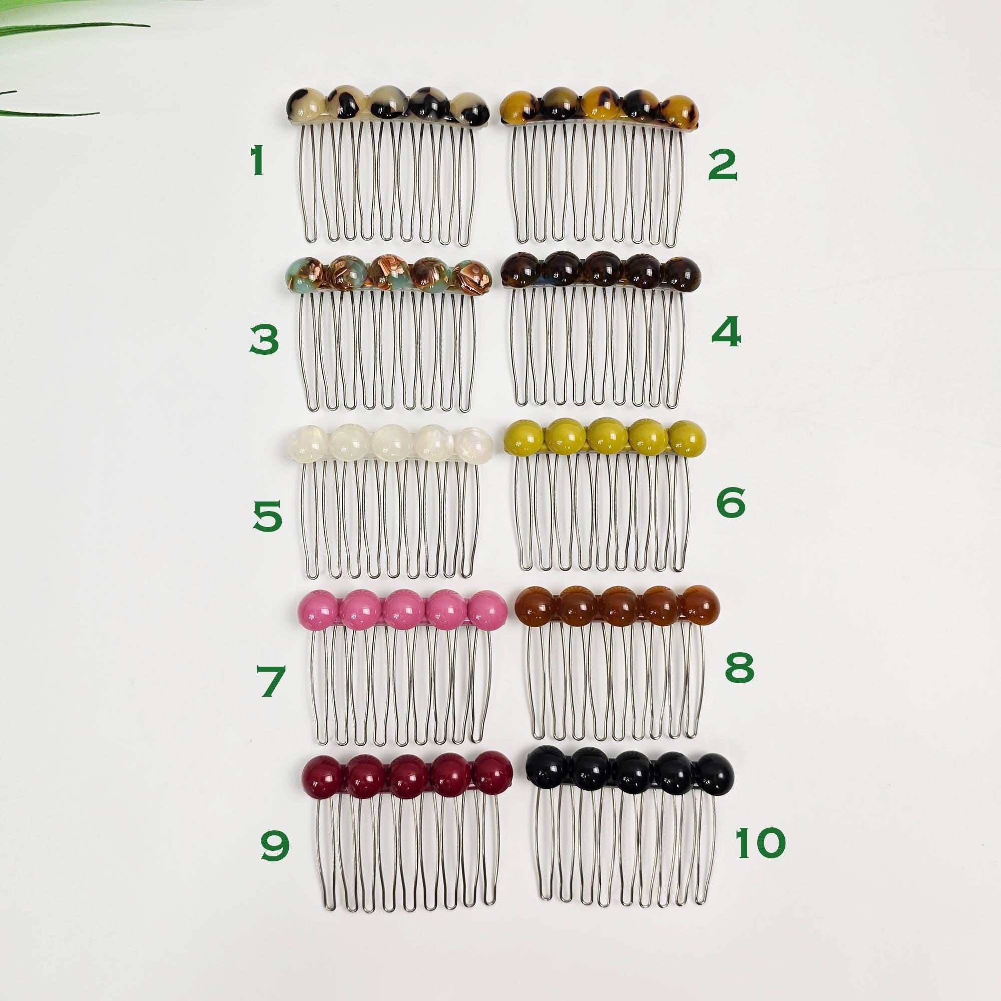 Teardrop Non-Slip Hair Comb Pin (2.4 Inch) / Simple French Hair Pin / Hair Fork for Woman