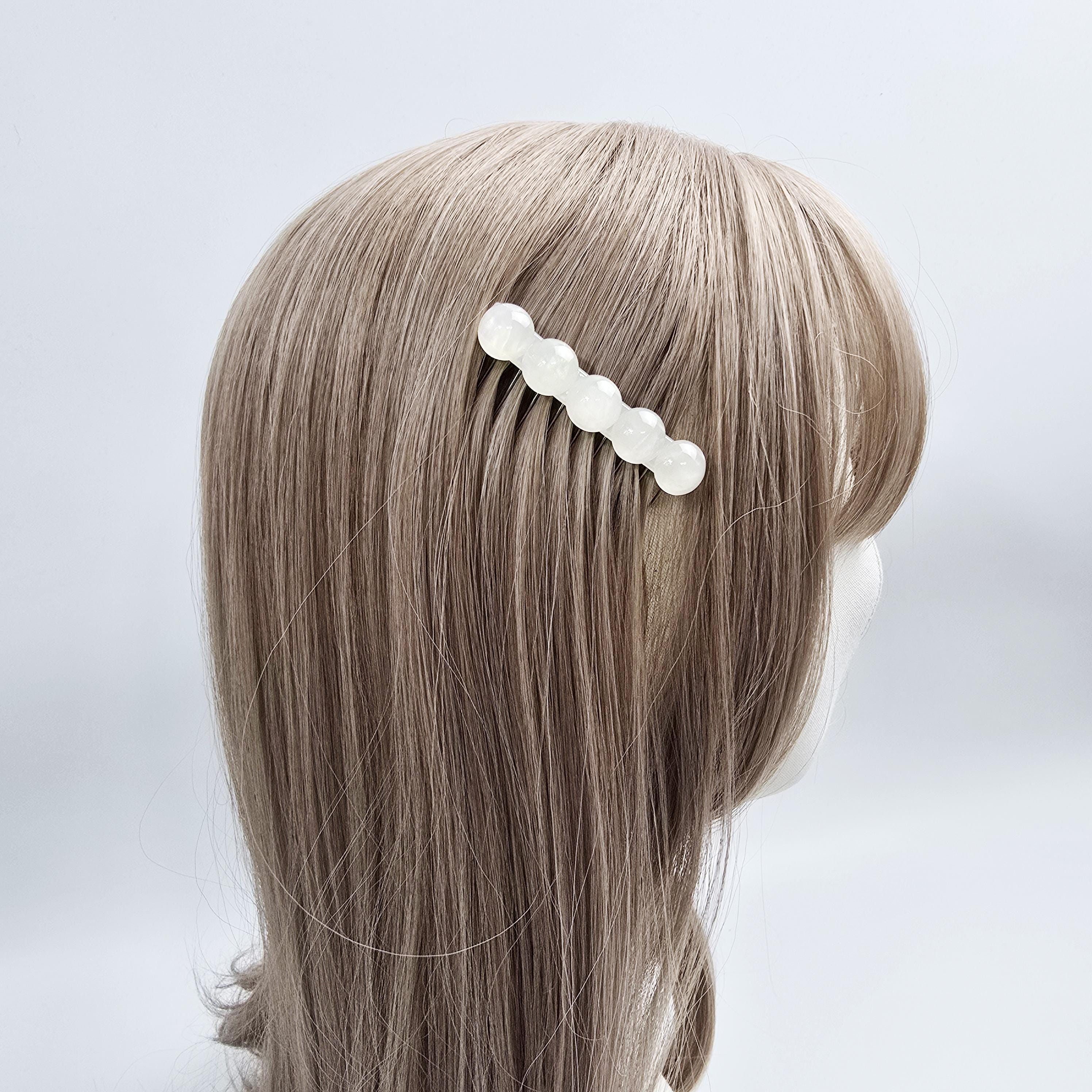 Teardrop Non-Slip Hair Comb Pin (2.4 Inch) / Simple French Hair Pin / Hair Fork for Woman