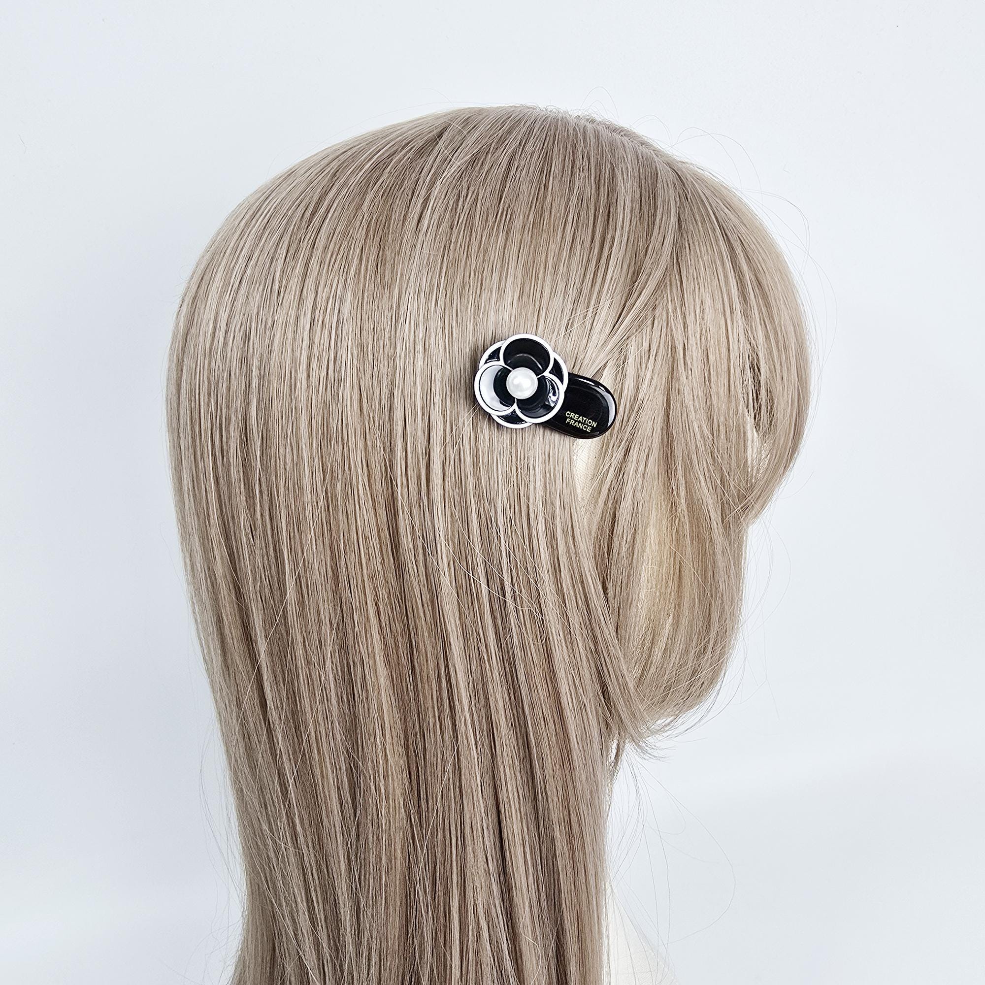 Pastel Small Pansy Mini Hair Claw Clip (1.6 Inch) / Tortoise Shell Frech Pin / Alligator Hair Clip for Woman