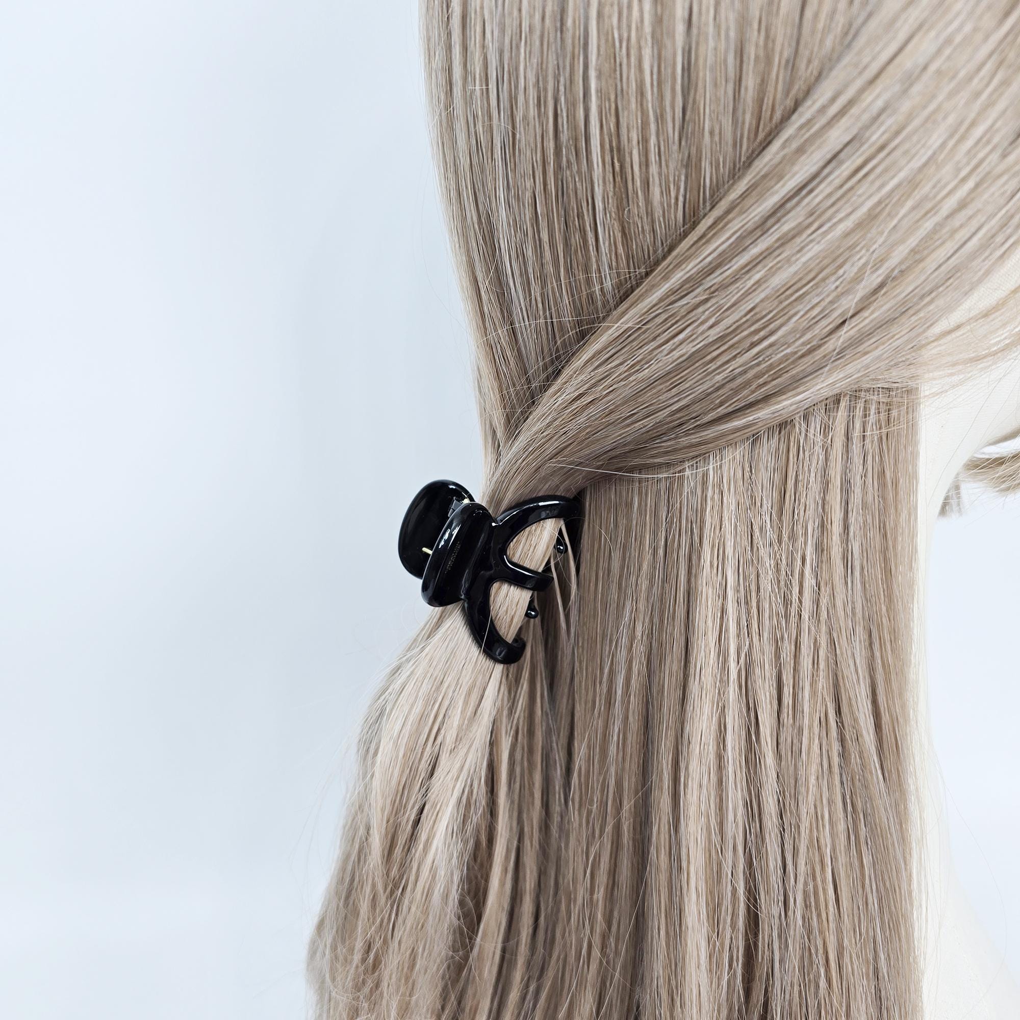 Pentacle Half-Up Hair Claw Clip (1.8 Inch) / Luxurious French PIn / Hair Barrette for Woman